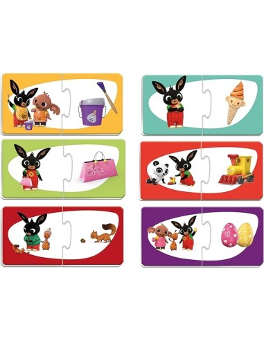 Bing Logic - Gioco Educativo con 16 Mini-Puzzle Autocorrettivi per Sviluppare il Pensiero Logico e l'Associazione | shop in casa