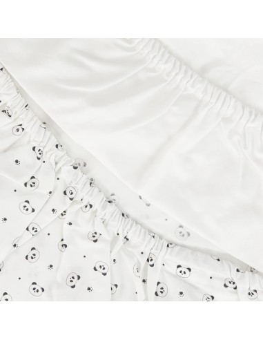 Set Lenzuola Culla Chicco 2 Pezzi Next2Me Panda - Shopincas.it
