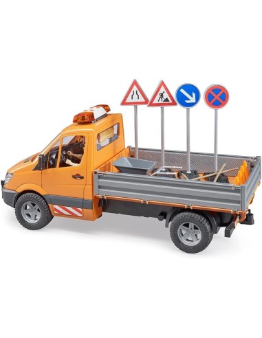 Mercedes Benz Sprinter Comunale, Giocattolo Bruder con Autista e Accessori | shop in casa