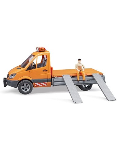 Mercedes Benz Sprinter Comunale, Giocattolo Bruder con Autista e Accessori | shop in casa