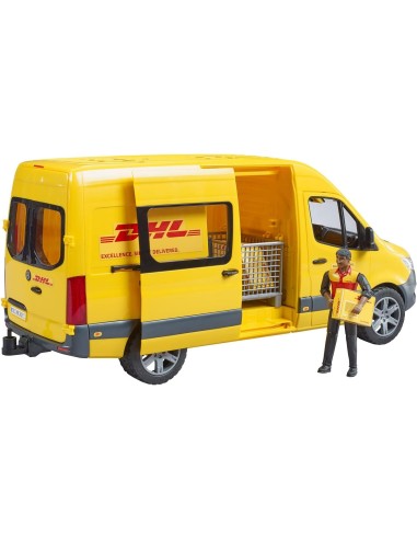 Camion DHL Sprinter con Personaggio, Mercedes Benz Sprinter Bruder, Porte Apribili | shop in casa