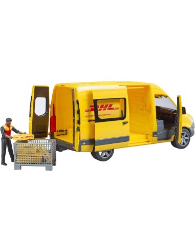 Camion DHL Sprinter con Personaggio, Mercedes Benz Sprinter Bruder, Porte Apribili | shop in casa