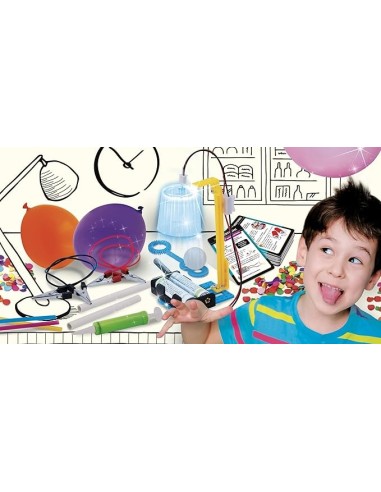 I'm a Genius Scienza in Casa Elettricità, Kit con Lampadina, Cannucce, Palloncini e Oltre 50 Esperienze Scientifiche | shop in c