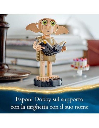 GIOCATTOLO PUBBLICIZZATO: vendita online LEGO Harry Potter Dobby l'Elfo Domestico, Modello Snodabile e Collezionabile, Regalo...