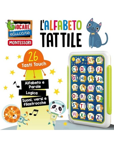 Montessori Alfabetiere Tattile Elettronico - Apprendimento Interattivo per Bambini | shop in casa