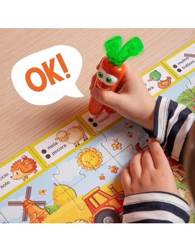 Carotina Penna Parlante Allegra Fattoria - Gioco Educativo per lo Sviluppo Logico | shop in casa