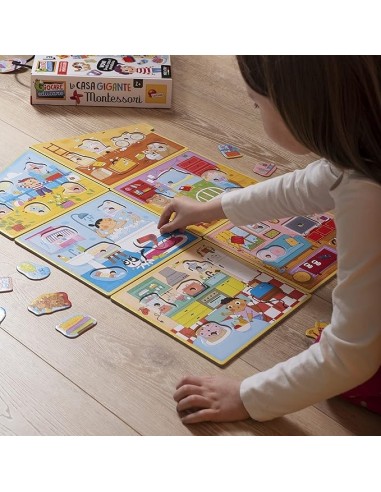 Montessori La Casa Gigante - Gioco Educativo per Manualità e Logica | shop in casa