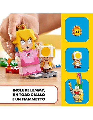 GIOCATTOLO PUBBLICIZZATO: vendita online LEGO Super Mario Starter Pack Avventure di Peach 71403, Set da Costruire con Princip...