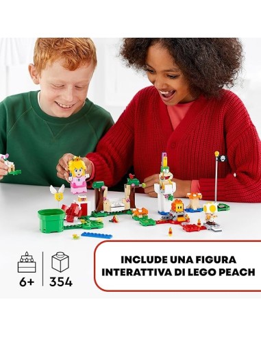 GIOCATTOLO PUBBLICIZZATO: vendita online LEGO Super Mario Starter Pack Avventure di Peach 71403, Set da Costruire con Princip...