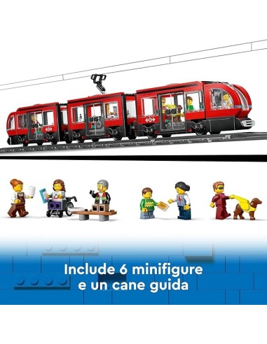 GIOCATTOLO PUBBLICIZZATO: vendita online LEGO City Tram e Fermata del Tram 60423, Treno Giocattolo da Costruire, Idea Regalo ...