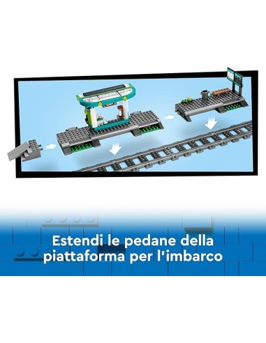 GIOCATTOLO PUBBLICIZZATO: vendita online LEGO City Tram e Fermata del Tram 60423, Treno Giocattolo da Costruire, Idea Regalo ...