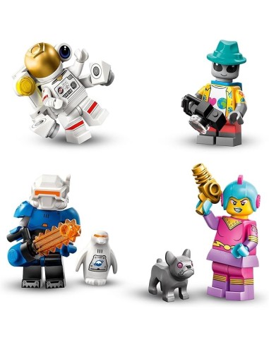 GIOCATTOLO PUBBLICIZZATO: vendita online LEGO Minifigures Serie 26 Spazio 71046, 1 di 12 Personaggi Giocattolo a Caso, Idea R...