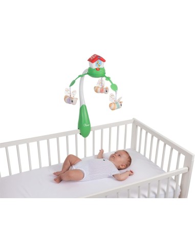 Chicco Giostrina Casina delle Api - Giostrina Evolutiva 3in1 con Proiettore e Melodie Rilassanti