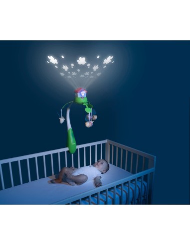 Chicco Giostrina Casina delle Api - Giostrina Evolutiva 3in1 con Proiettore e Melodie Rilassanti