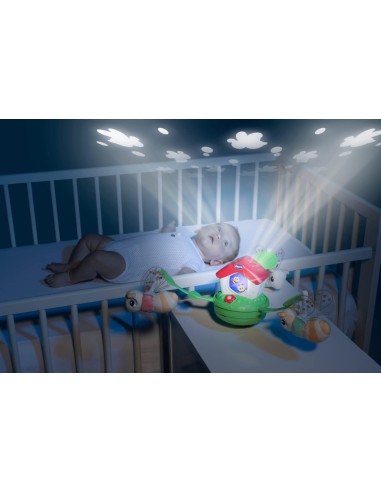 Chicco Giostrina Casina delle Api - Giostrina Evolutiva 3in1 con Proiettore e Melodie Rilassanti