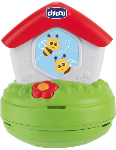 Chicco Giostrina Casina delle Api - Giostrina Evolutiva 3in1 con Proiettore e Melodie Rilassanti