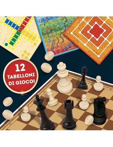 Riuniti Più di 100 Giochi - Scatola Deluxe per il Massimo Divertimento | shop in casa