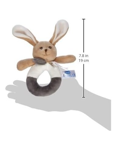 Chicco Trillino Coniglietto DouDou - Peluche Sonaglio Morbido e Facile da Afferrare per Neonati