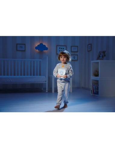 Chicco Luce Notte Orsetto - Lampada con Melodie Classiche e Luce Guida per Neonati