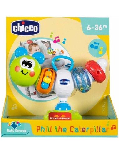 Chicco Bruchino Ballerino - Gioco Elettronico per Seggiolone con Suoni e Melodie, Ventosa Inclusa