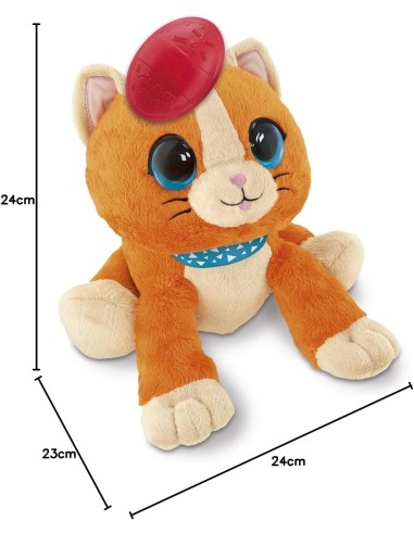 Chicco Dolce Gattino Cucù - Peluche Interattivo Elettronico 2in1 con Suoni e Accessori