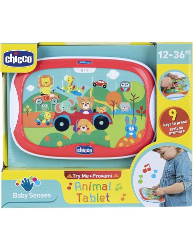 Chicco Tablet Degli Animali - Gioco Elettronico Parlante per Bambini 12-36 Mesi