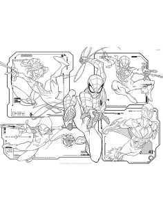 GIOCHI DI SOCIETA'E PUZZLE: vendita online Marvel Puzzle DF Maxi Floor 108 Pezzi Spiderman - Puzzle Double Face in offerta 2