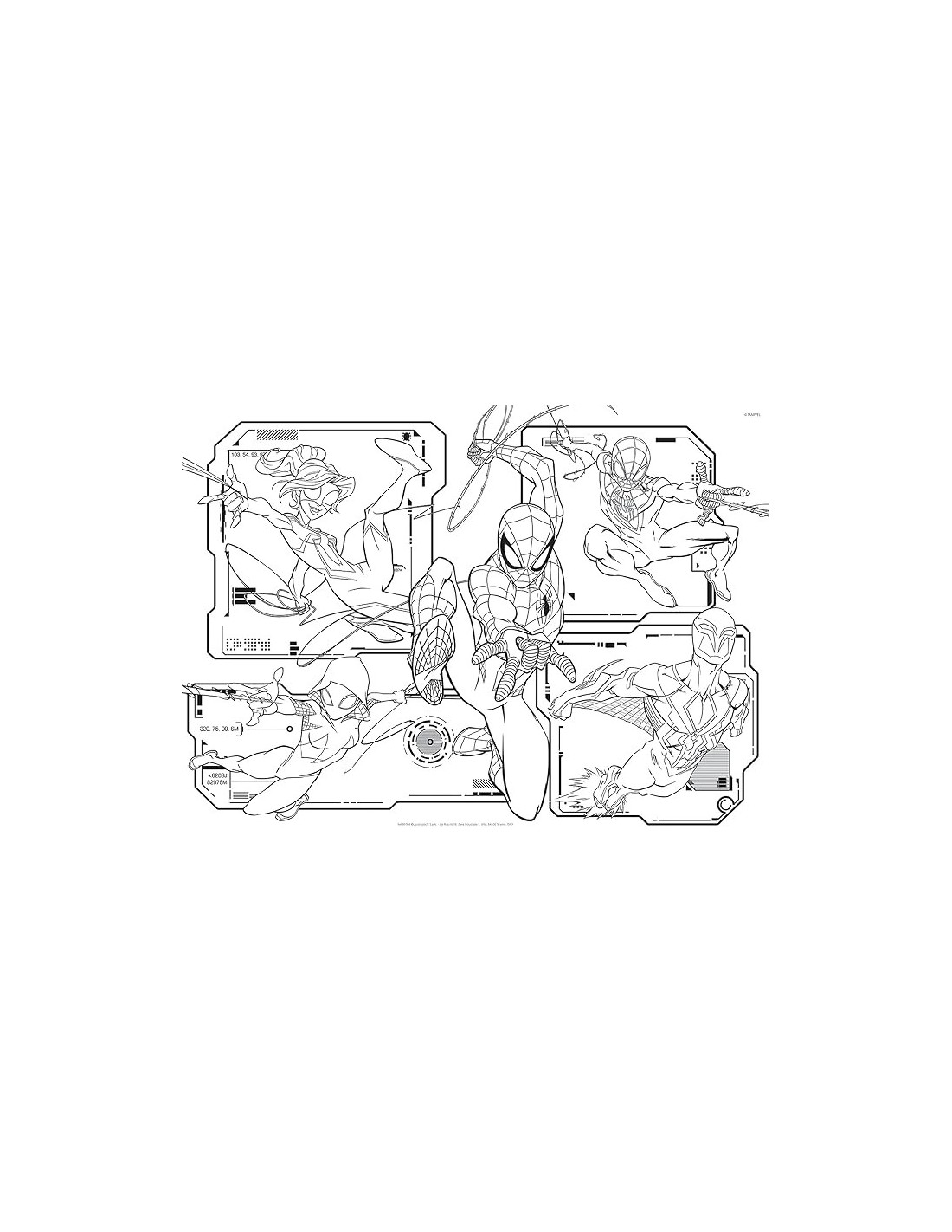 GIOCHI DI SOCIETA'E PUZZLE: vendita online Marvel Puzzle DF Maxi Floor 108 Pezzi Spiderman - Puzzle Double Face in offerta