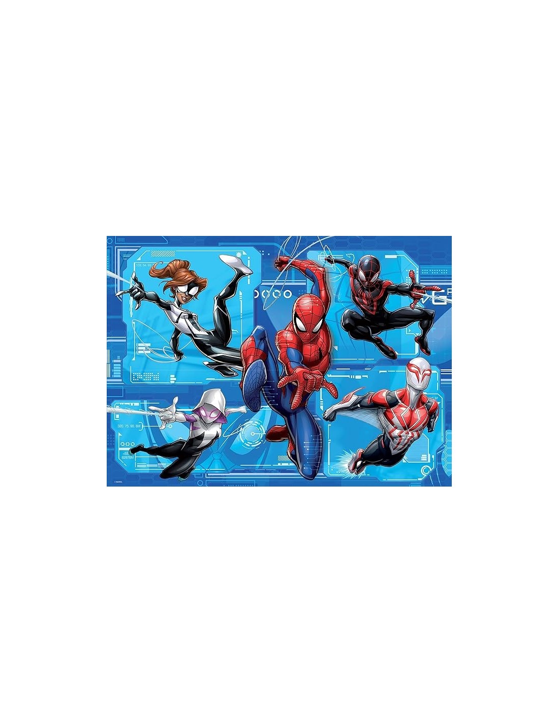GIOCHI DI SOCIETA'E PUZZLE: vendita online Marvel Puzzle DF Maxi Floor 108 Pezzi Spiderman - Puzzle Double Face in offerta