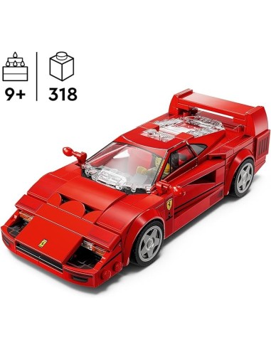 GIOCATTOLO PUBBLICIZZATO: vendita online LEGO Speed Champions Ferrari F40 76934, Modellino Supercar da Costruire, Auto da Col...