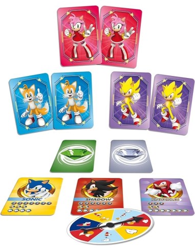 Sonic 2 in 1 Card Games in a Backpack - Giochi di Carte con Zaino Sonic | shop in casa