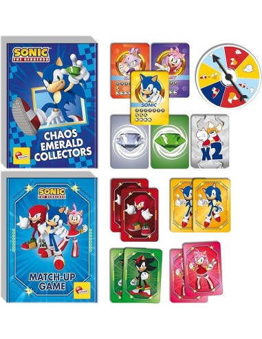 Sonic 2 in 1 Card Games in a Backpack - Giochi di Carte con Zaino Sonic | shop in casa