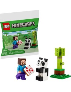 GIOCATTOLO PUBBLICIZZATO: vendita online MINECRAFT 30672 STEVE E BABY PANDA in offerta