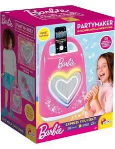 GIOCATTOLO PUBBLICIZZATO: vendita online Barbie Party-Partymaker - Speaker Bluetooth e Microfono per Festeggiamenti in offerta 2