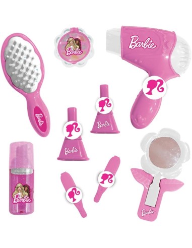 GIOCHI GIRL: vendita online GG00570 Set Bellezza Barbie, Valigetta con Asciugacapelli, Spazzola, Specchietto e Accessori, Gio...