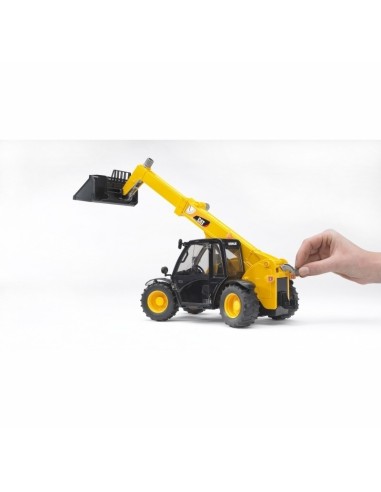 Bruder Benna Telescopica CAT 2141 - Scala 1:16, Braccio Estendibile, Plastica ABS, Made in Germany