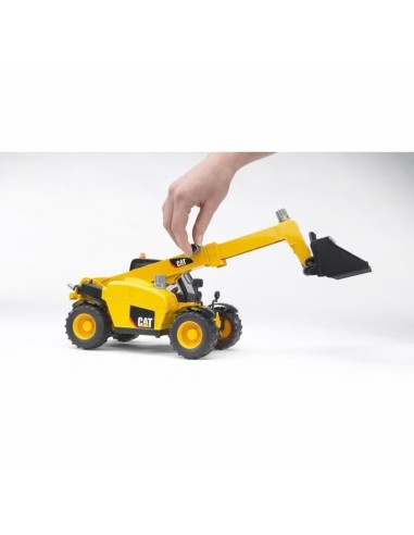 Bruder Benna Telescopica CAT 2141 - Scala 1:16, Braccio Estendibile, Plastica ABS, Made in Germany