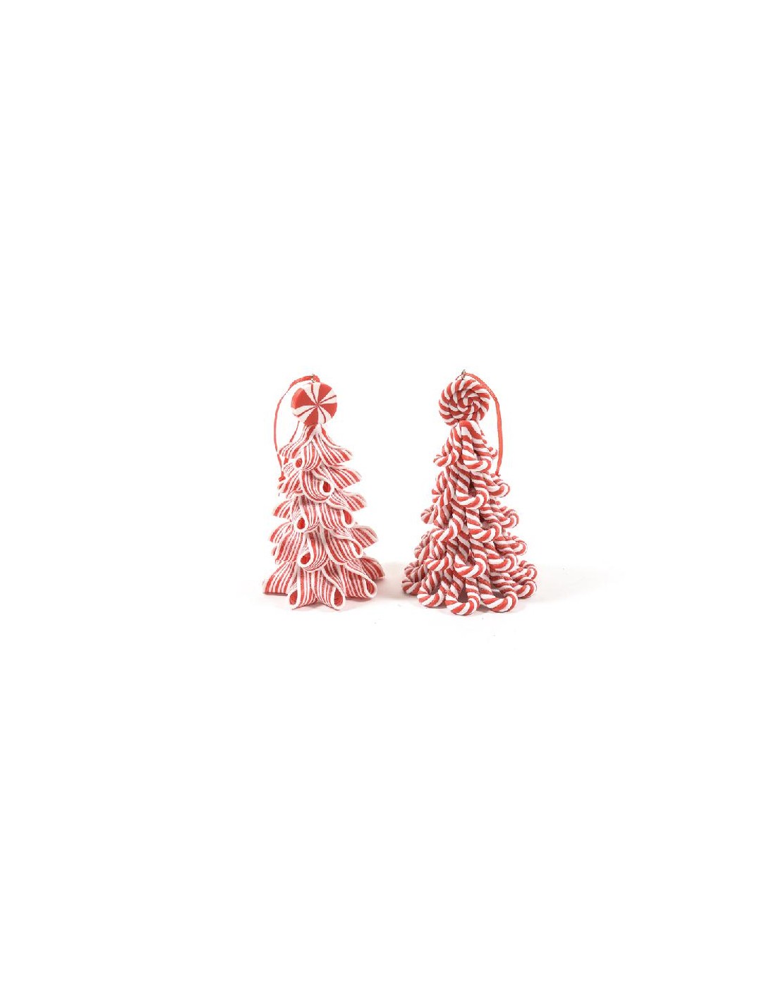 SFERE E PENDAGLI: vendita online Pendente Natalizio in Argilla 8x13cm Assortito - Eleganza Artigianale per le Tue Decorazioni...