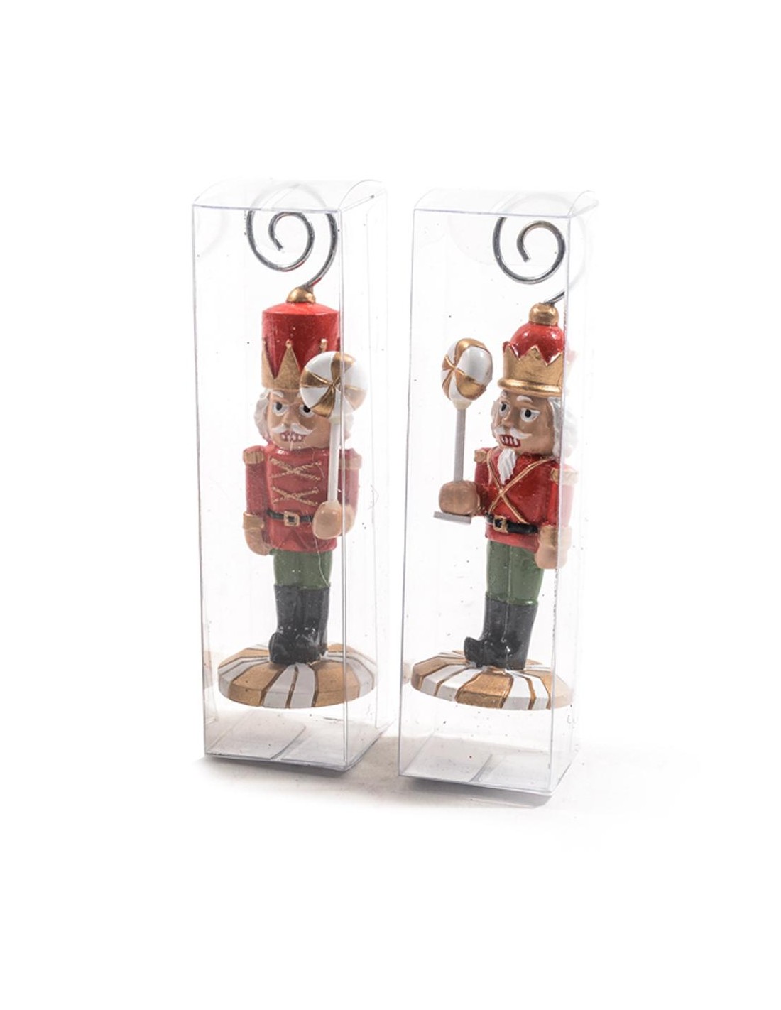 OGGETTISTICA NATALE: vendita online Segnaposto di Natale Soldatino Resina H11CM - La Magia di Natale sulla tua tavola in offerta