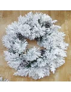 DIETROPORTA: vendita online Dietroporta Innevato Chamonix D60 cm di Natale - La Magia di Natale a casa tua in offerta