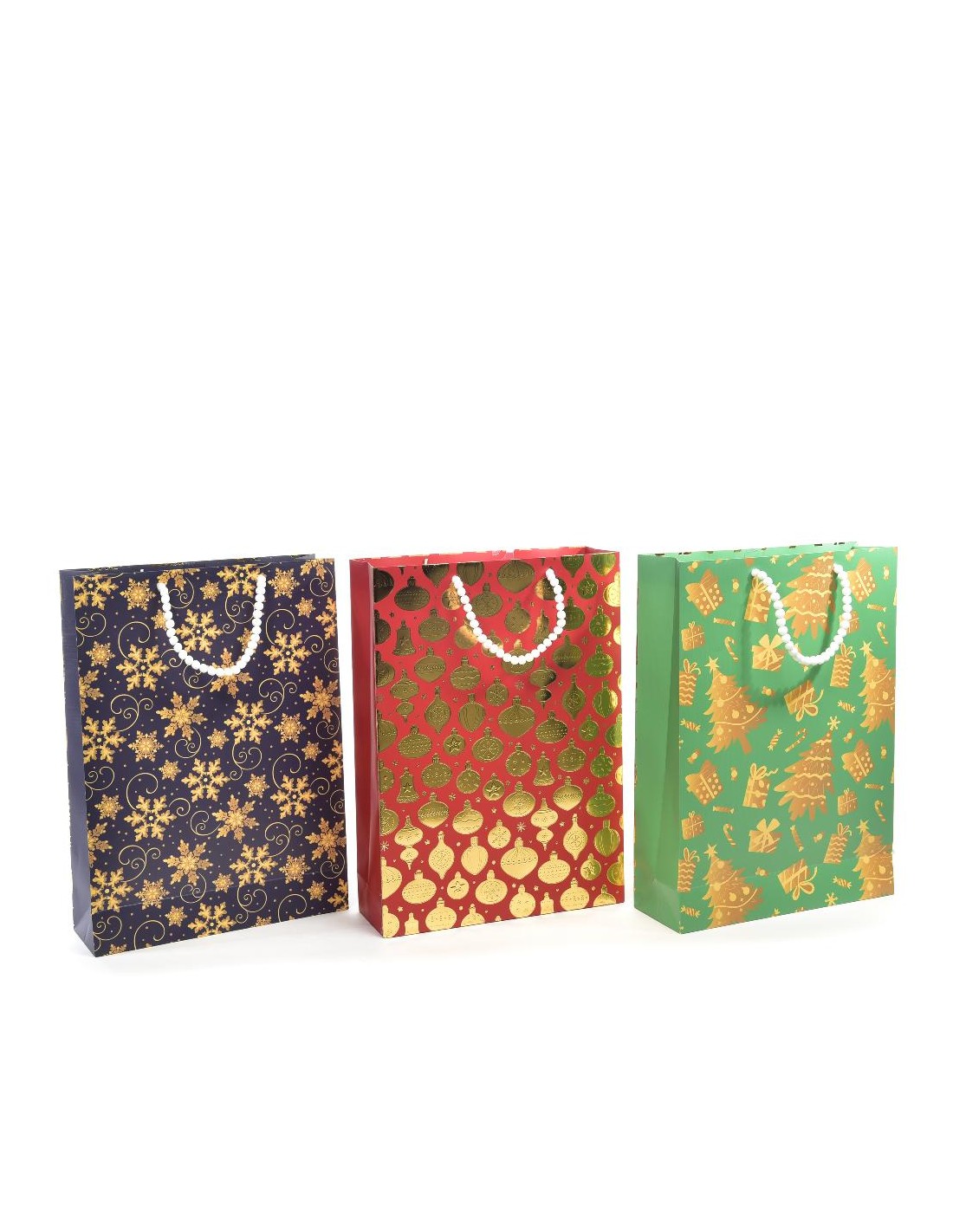 BUSTE E CARTE DA REGALO: vendita online Sacchetto Natalizio Assortito 32x11x45 cm di Natale - La Magia di Natale a casa tua i...