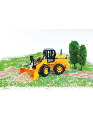 Pala Gommata Articolata FR 130 Bruder - Veicolo da Cantiere Scala 1:16 con Bennna Funzionale
