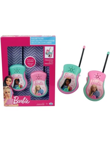 GIOCHI GIRL: vendita online Walkie Talkie Barbie Esploratrici Coraggiose - Frequenza 40 MHz, Distanza Ricezione 50-80 mt in o...