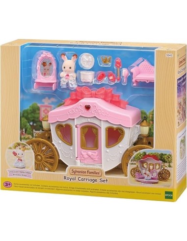 GIOCHI GIRL: vendita online SYLVANIAN FAMILIES 5543 Royal Carriage Set, Carrozza per Principessa, Coniglietto Chocolate Rabbi...