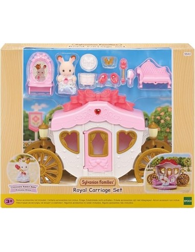 GIOCHI GIRL: vendita online SYLVANIAN FAMILIES 5543 Royal Carriage Set, Carrozza per Principessa, Coniglietto Chocolate Rabbi...