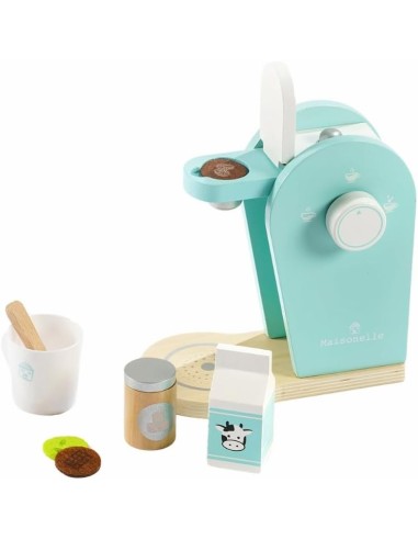 PRESCOLARI: vendita online Macchina del Caffè in Legno Giocattolo per Bambini - Maisonelle Nature in offerta