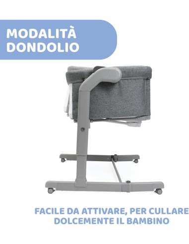 Chicco Next2Me Magic Evo - Culla Neonato con Dondolo e Spondina Apribile - shopincasa.it
