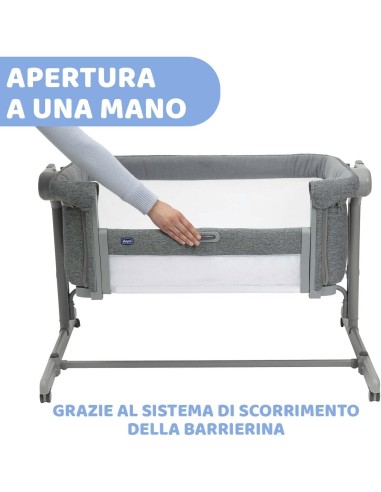 Chicco Next2Me Magic Evo - Culla Neonato con Dondolo e Spondina Apribile - shopincasa.it