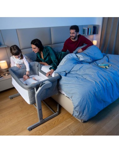 Chicco Next2Me Magic Evo - Culla Neonato con Dondolo e Spondina Apribile - shopincasa.it