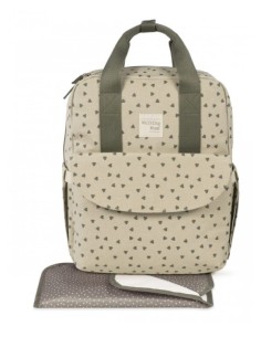 PRIMA INFANZIA: vendita online Borsa per Pannolini a Cuori Poppy Muschio in offerta